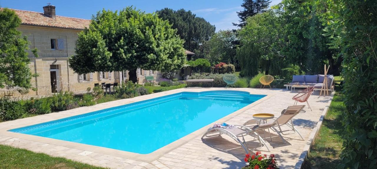 Au Do'Mayne Des Bouilles - Spa & Piscine Lussac  Buitenkant foto